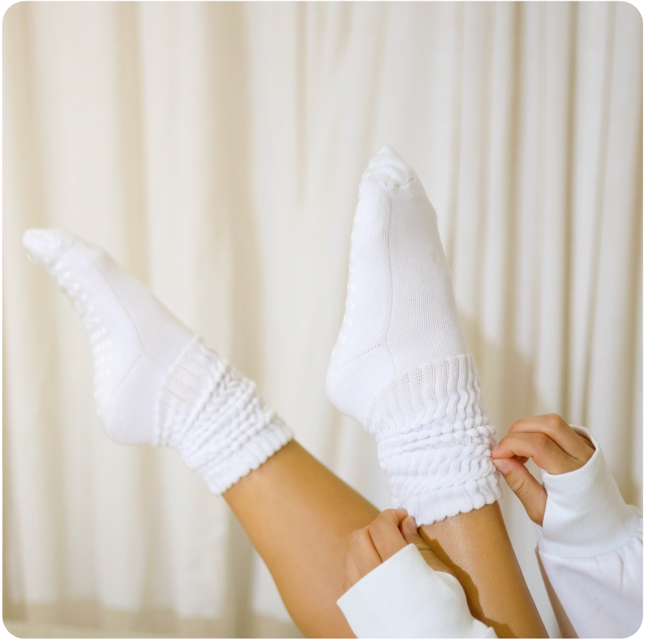 Scrunch Sock - Cloud